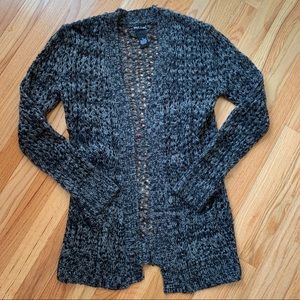 Wet Seal Grey Knit Cardigan Size Medium